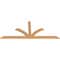 Ekena Millwork Richland Timber Gable Bracket, Western Red Cedar, 72"W x 30"H x 1 1/2"D x 3 1/2"F, 10/12 Pitch GBW072X30X0204RIC00SWR - alternate 5